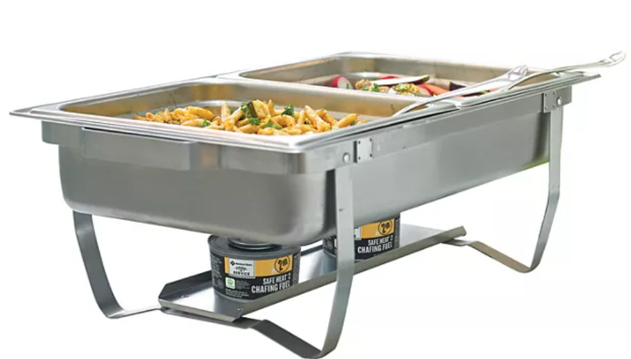 Full Size Stainless Steel Chafer with Folding Frame