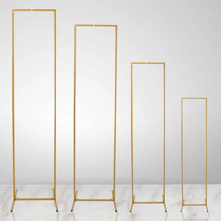 Gold Metal Frames - Set of 4