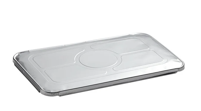 Aluminum Steam Table Lids, Full Size (Pack of 2)