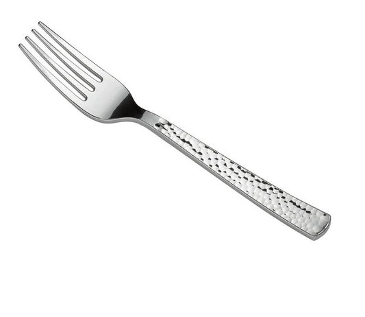 Hammered 7 1/4" Extra Heavy Weight Silver Cutlery - Pack of 24